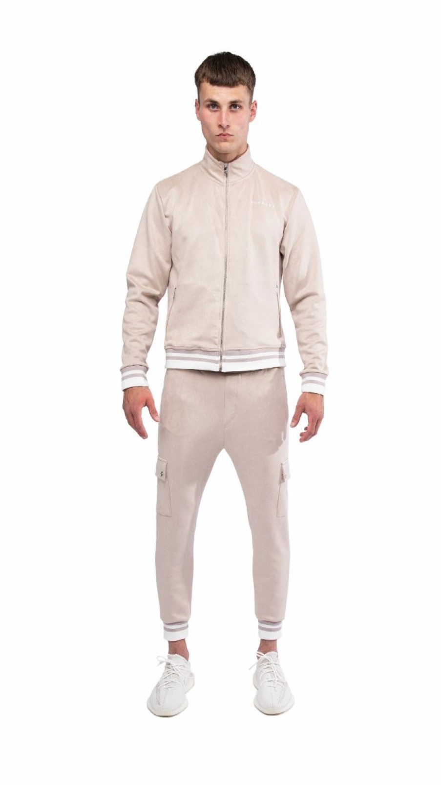 Heren My Brand Joggingpakken | Mb Sand Joggingsuit Camel