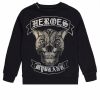 Junior My Brand Truien | Skull Cat Sweater Black