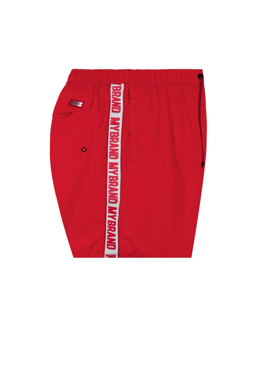 Heren My Brand Zwemkleding | Mb Logo Taping Swimshort Red