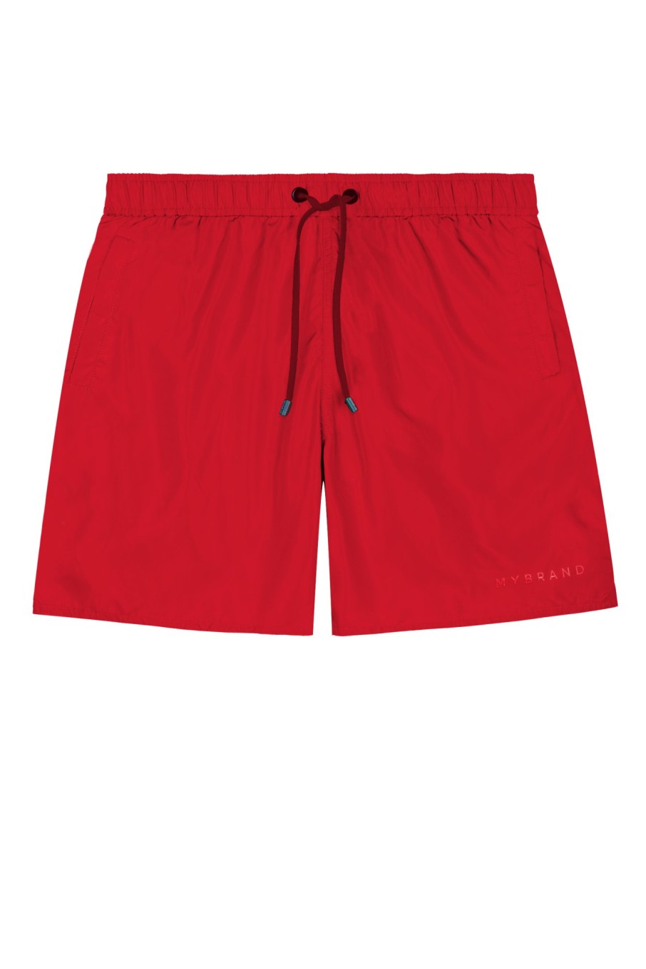 Heren My Brand Zwemkleding | Mb Logo Taping Swimshort Red