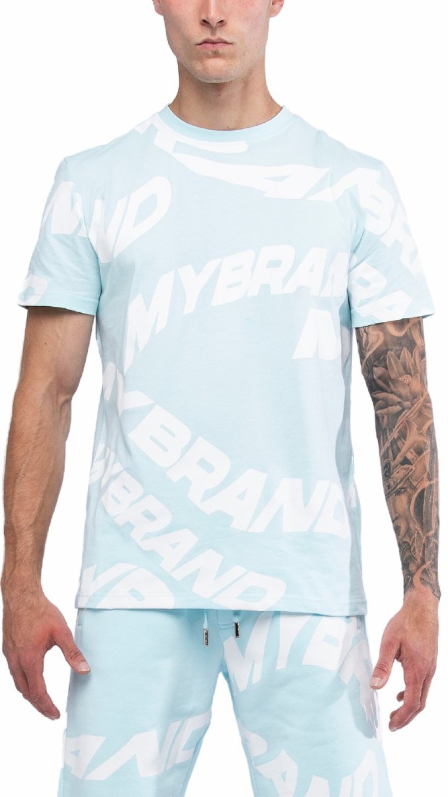 Heren My Brand T-Shirts | Wavy Mint Capsule T-Shirt