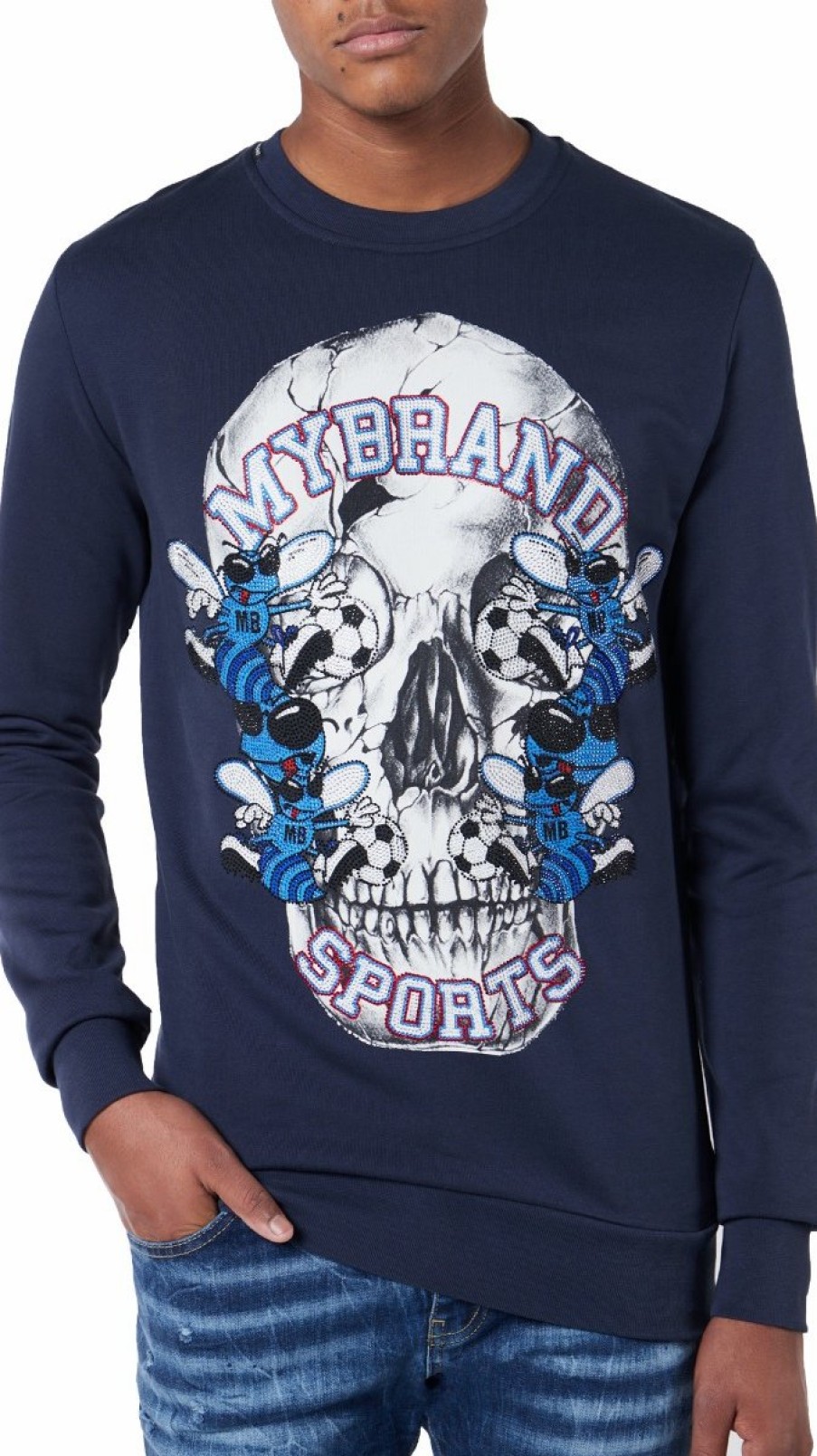 Heren My Brand Truien | Bee Skull Sweater