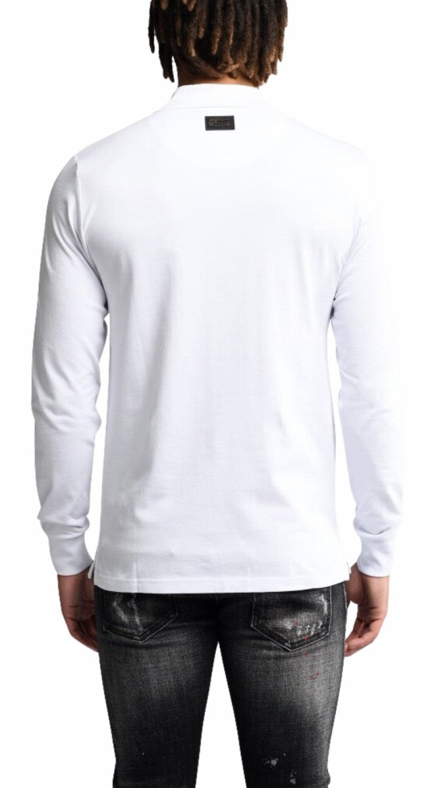 Heren My Brand Polo'S | Rock Legends Longsleeve Polo White