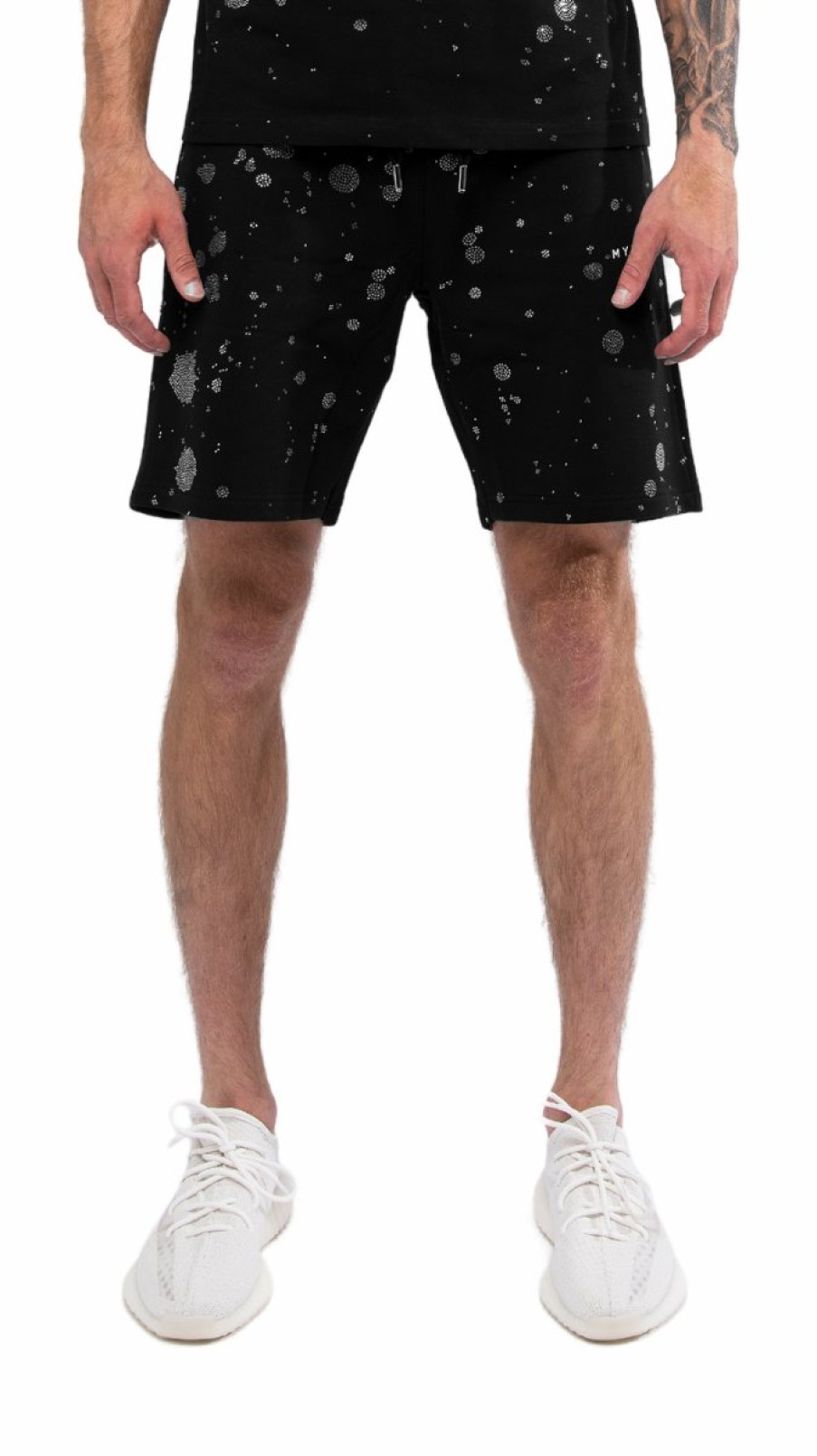 Heren My Brand Korte Broek | Paint Capsule Shorts Black