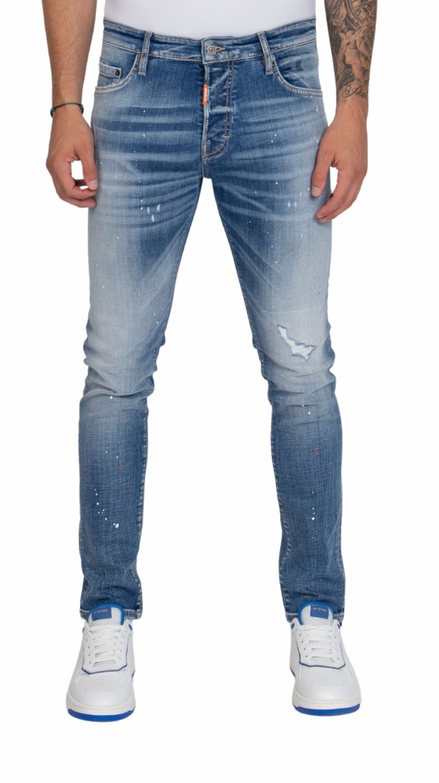 Heren My Brand Jeans | Two Cut Plain Washing Jeans Spots