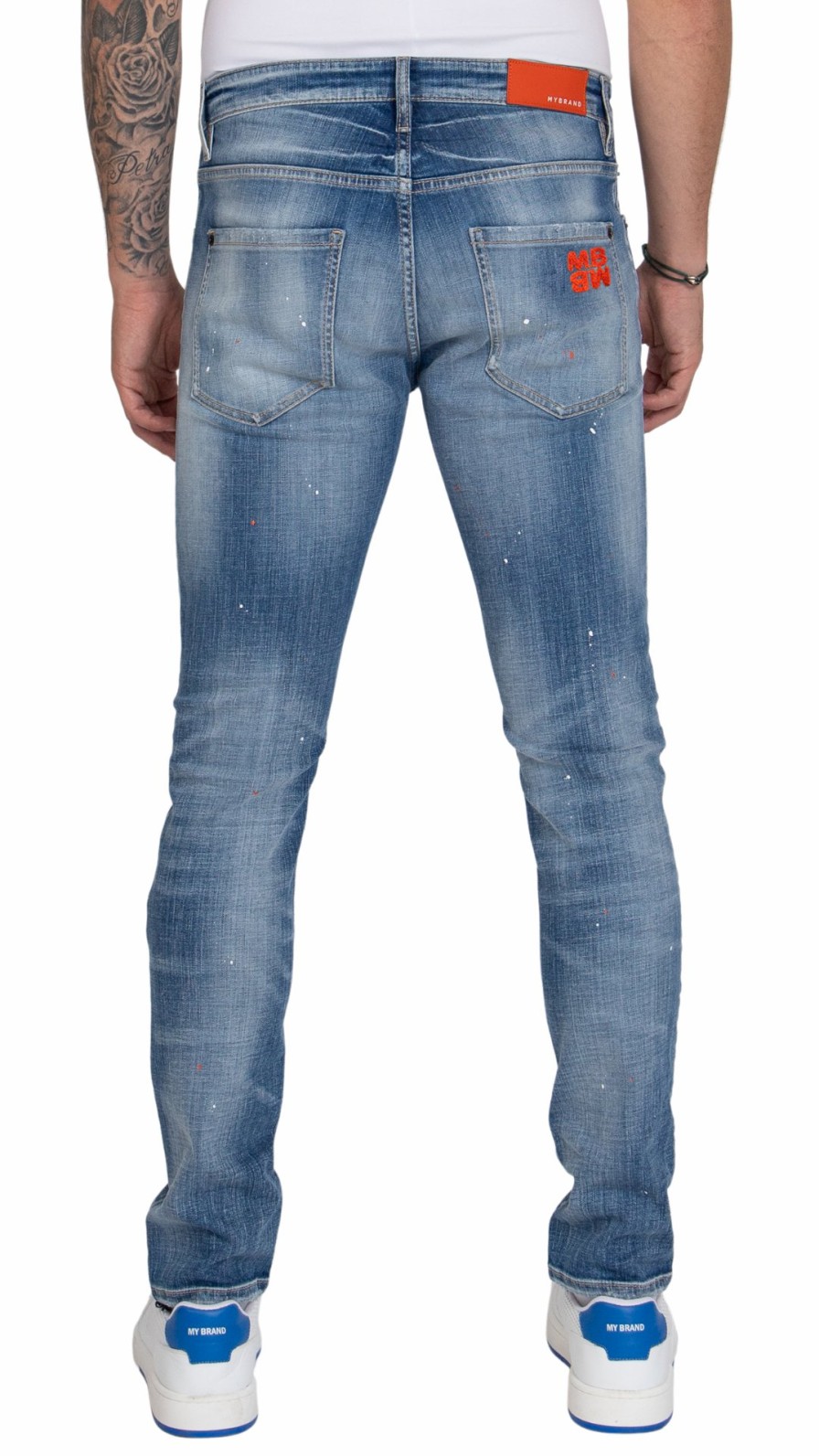 Heren My Brand Jeans | Two Cut Plain Washing Jeans Spots