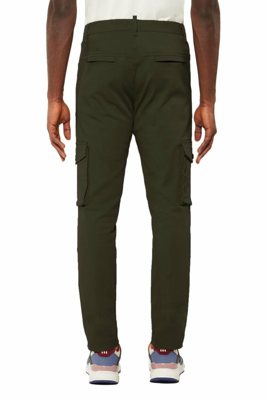 Heren My Brand Broek | Basic Cargo Pants Army Green