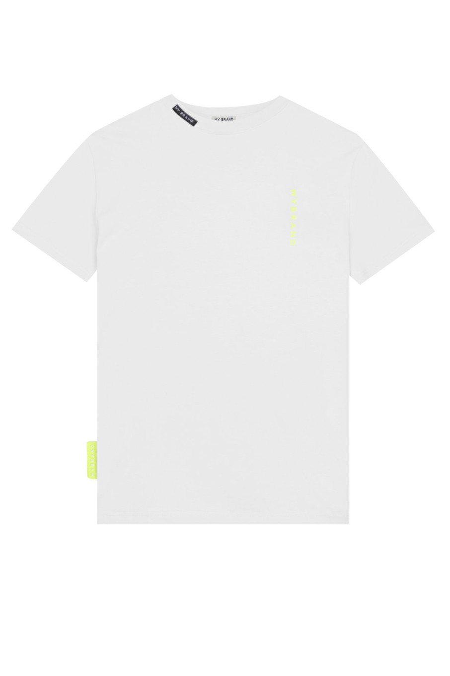 Heren My Brand Zwemkleding | Basic Swim Capsule Tshirt Neon White