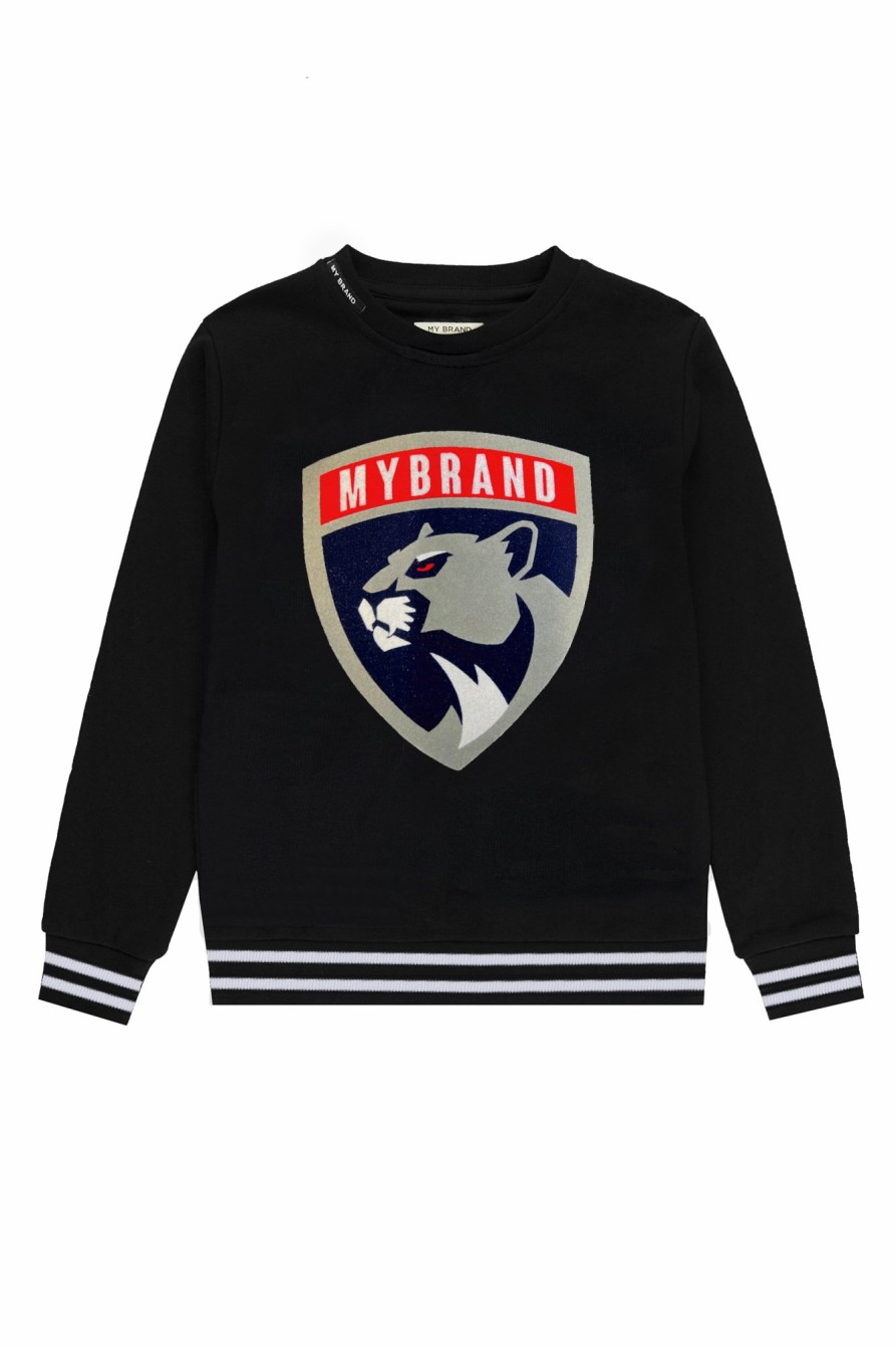 Junior My Brand Truien | Panther Striped Sweater