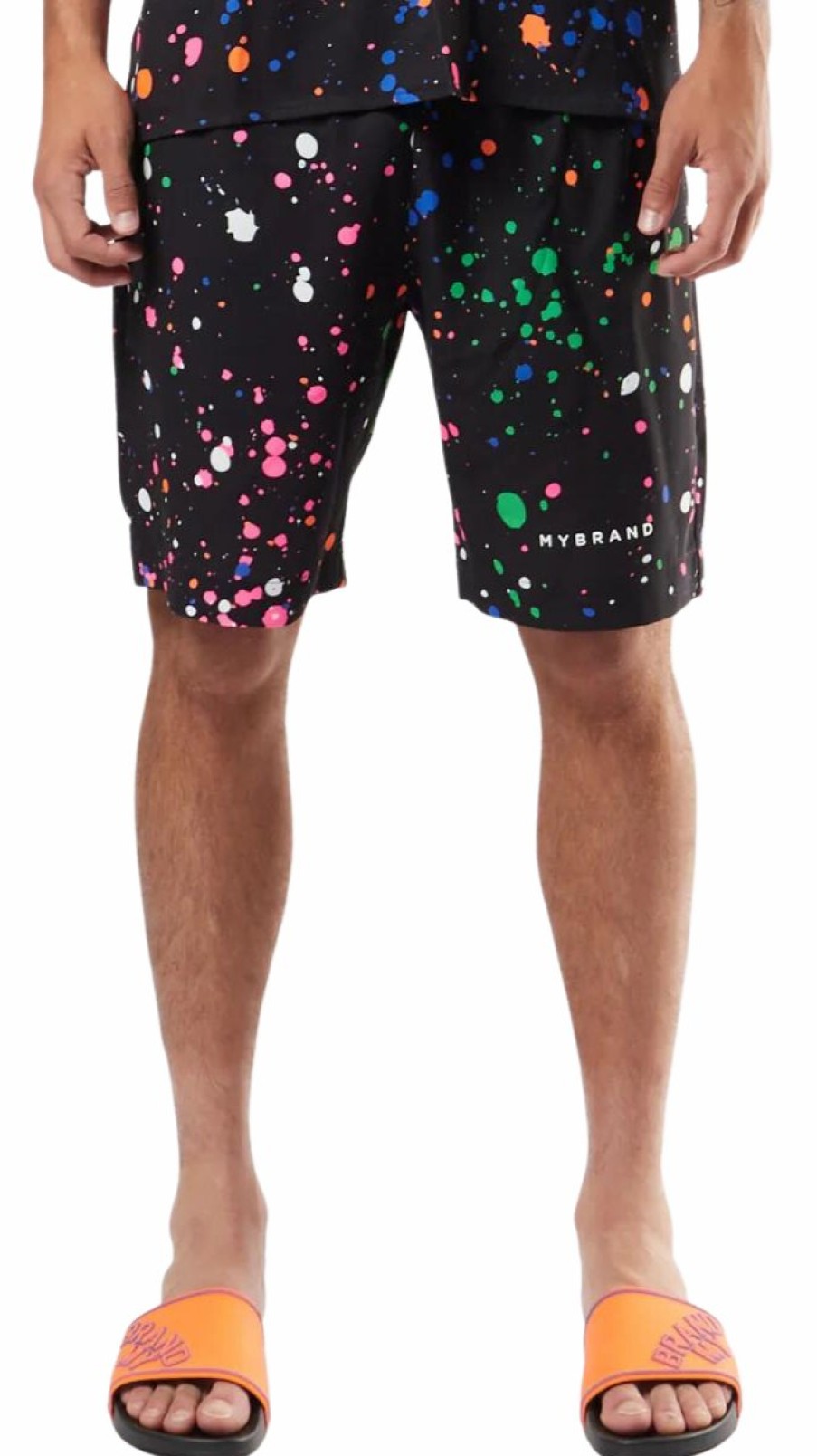 Heren My Brand Zwemkleding | Splash Swim Capsule Bowling Short