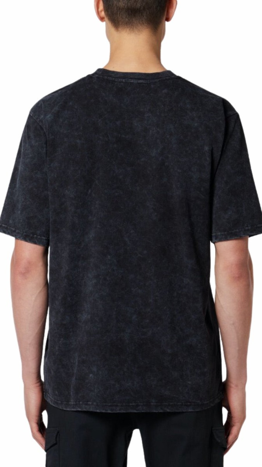 Heren My Brand T-Shirts | Acid Wash M T-Shirt Jet Black