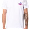 Heren My Brand T-Shirts | Mb Logo Graffiti Patch Magenta Gradient Tshirt