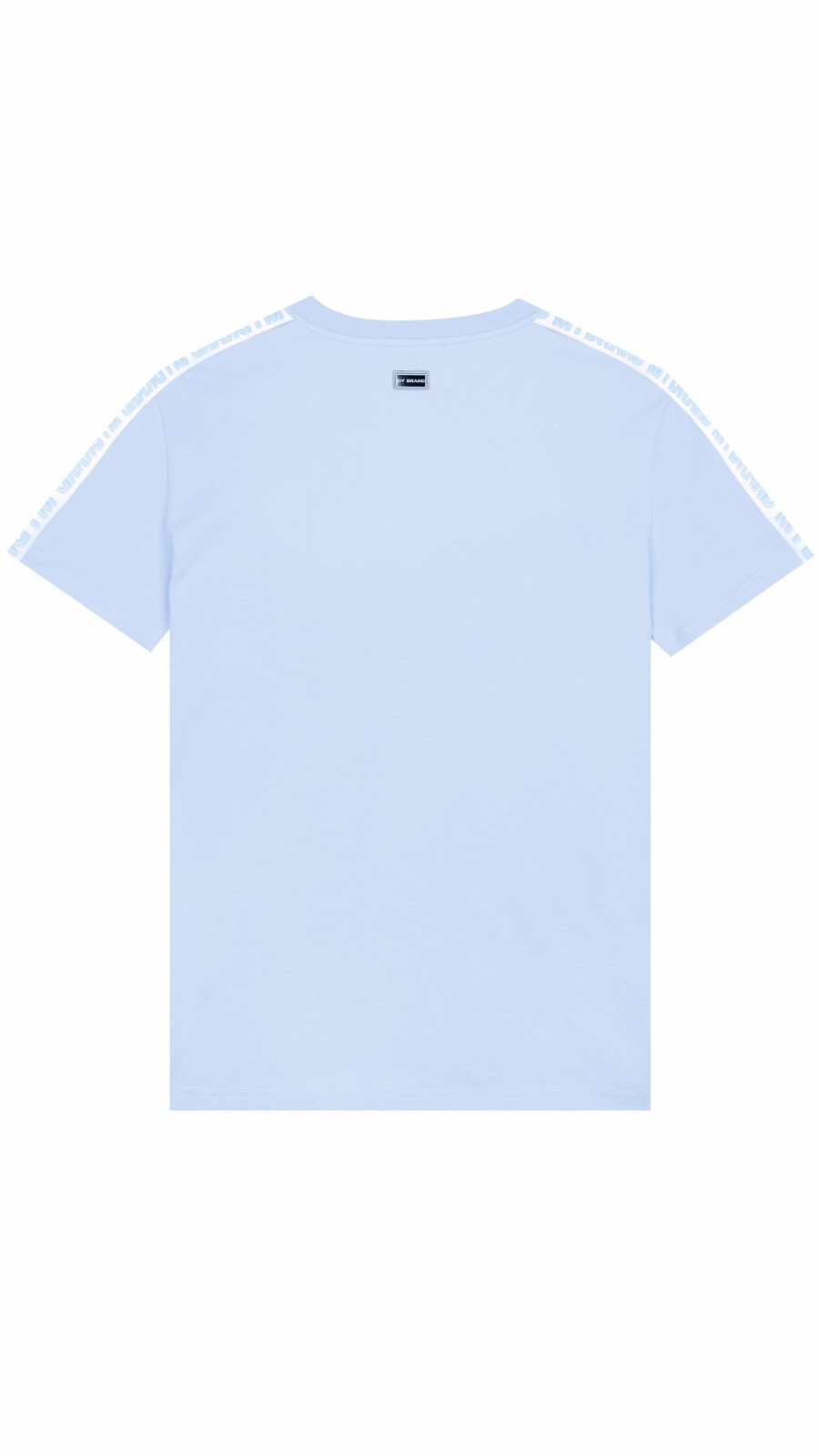 Heren My Brand Zwemkleding | Mb Logo Taping Tshirt Blue Fish