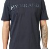 Heren My Brand T-Shirts | My Brand Logo Navy T-Shirt