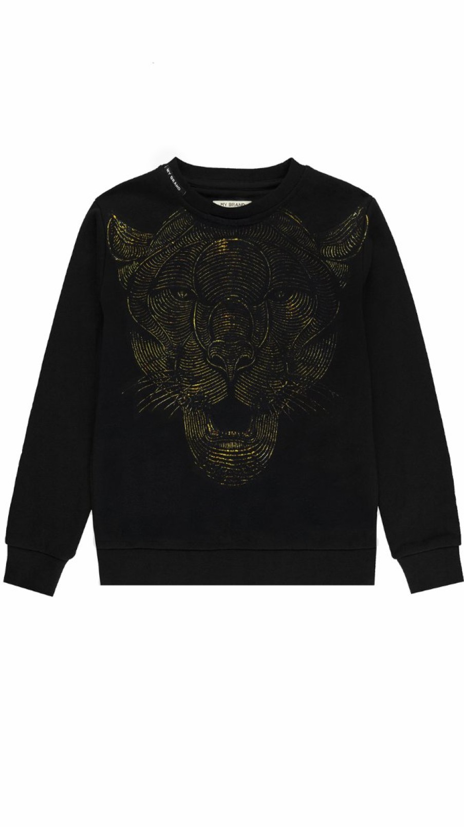 Junior My Brand Truien | Trouble Tiger Sweater Gold