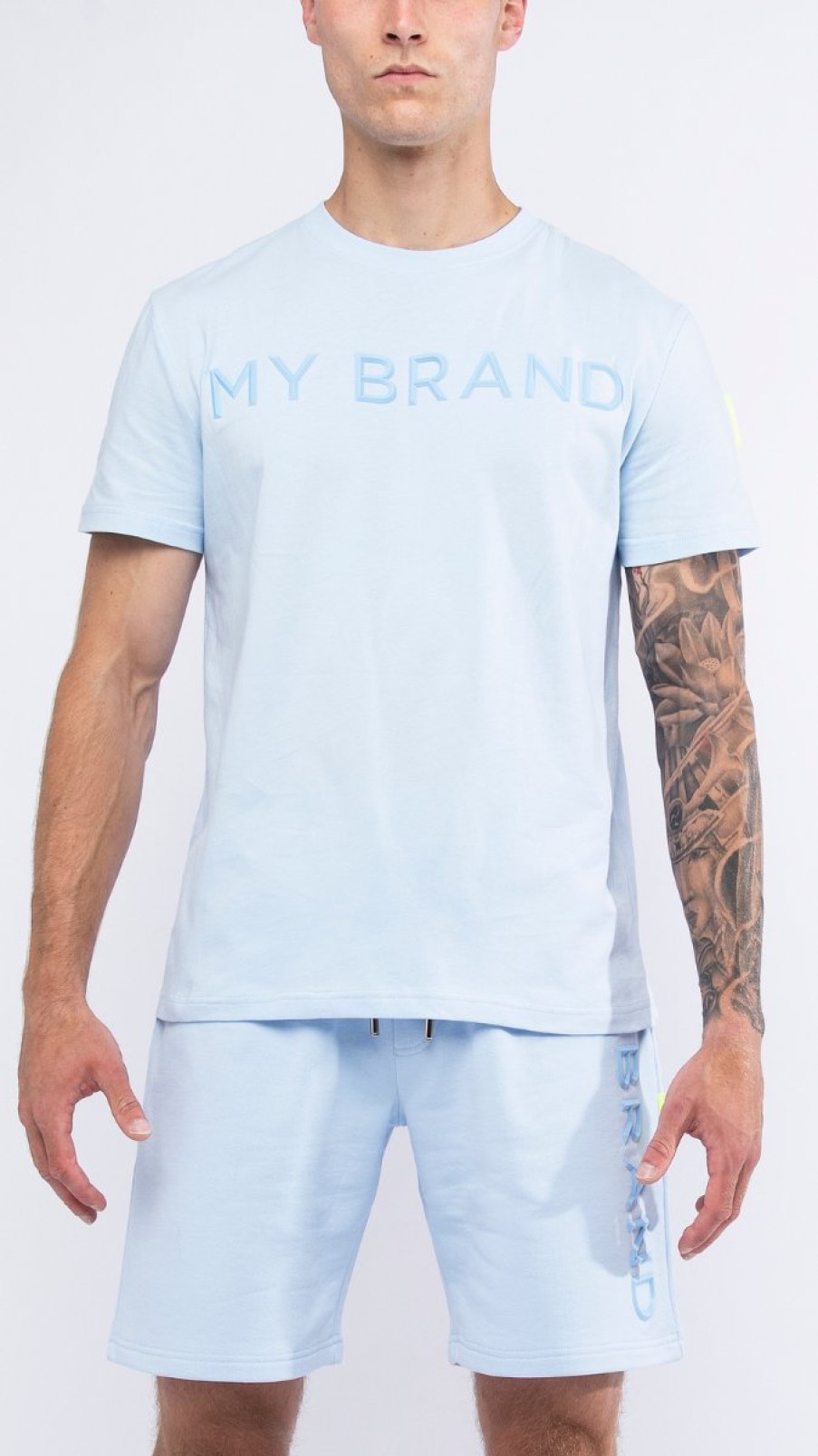 Heren My Brand T-Shirts | Sky Baby Blue Capsule T-Shirt