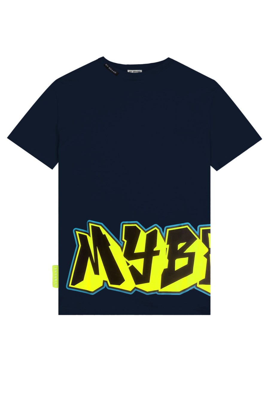 Heren My Brand Zwemkleding | Street Art Swim Capsule T-Shirt Navy