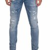 Heren My Brand Jeans | Distressed Jeans Navy Blue