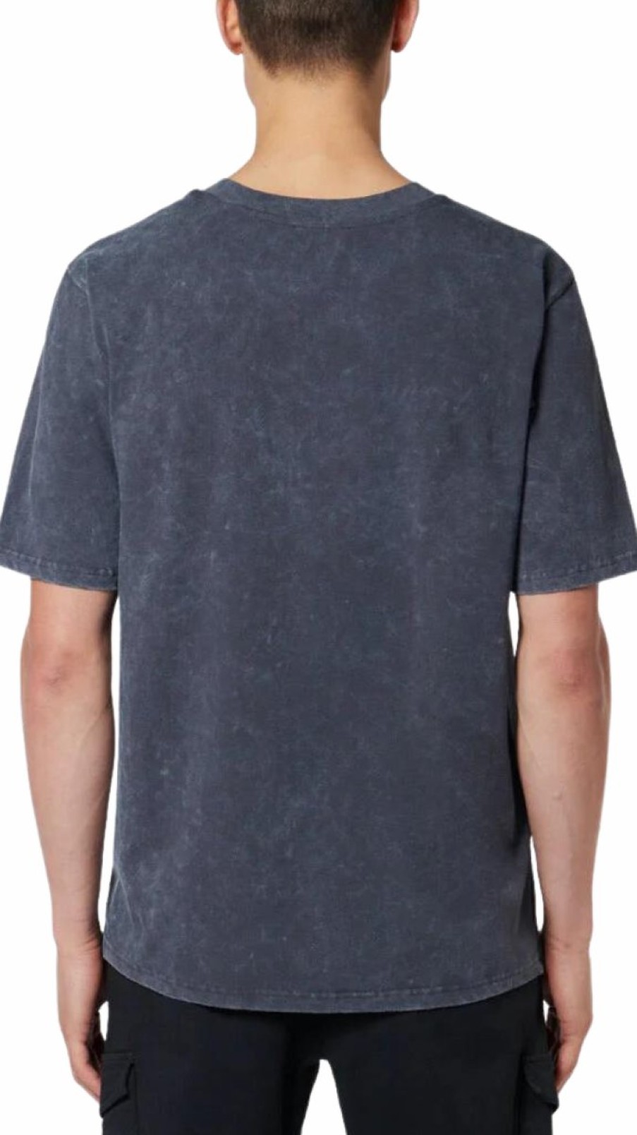 Heren My Brand T-Shirts | Acid Wash M T-Shirt Asphalt