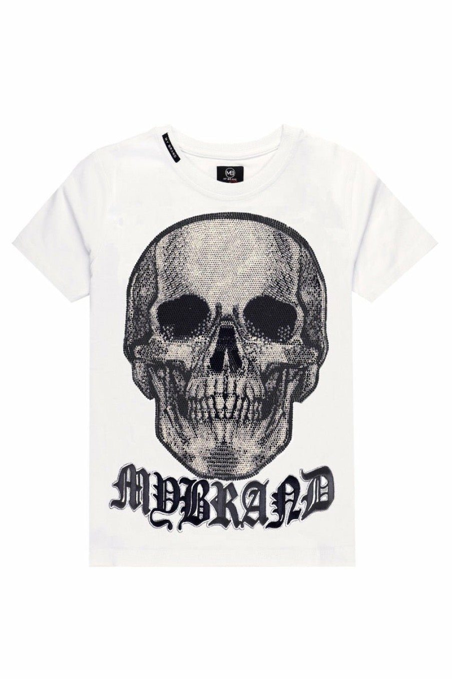 Junior My Brand T-Shirts | White Skull T-Shirt White