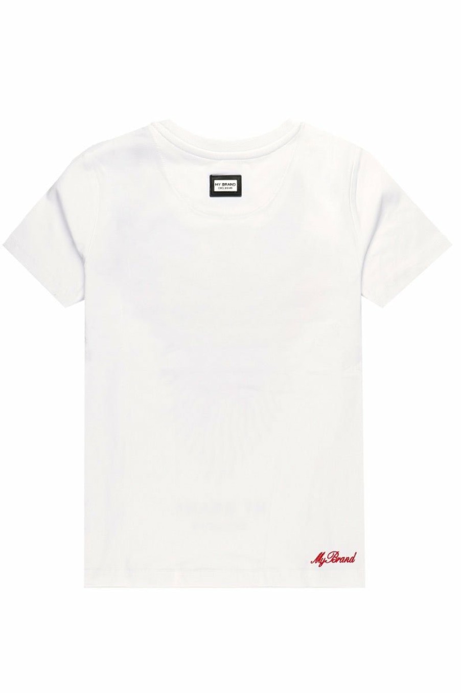 Junior My Brand T-Shirts | White Skull T-Shirt White