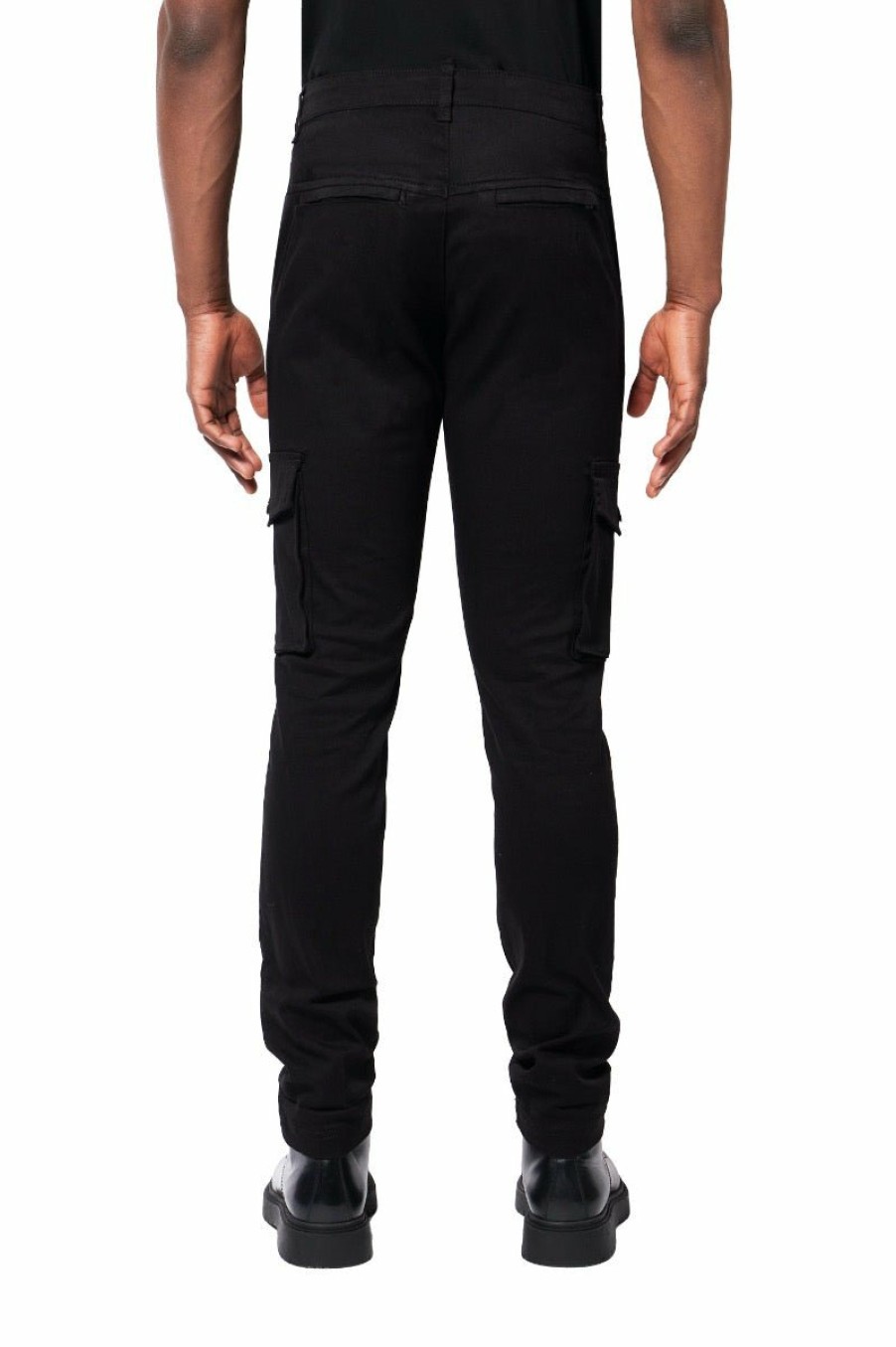 Heren My Brand Broek | Basic Cargo Pants Black