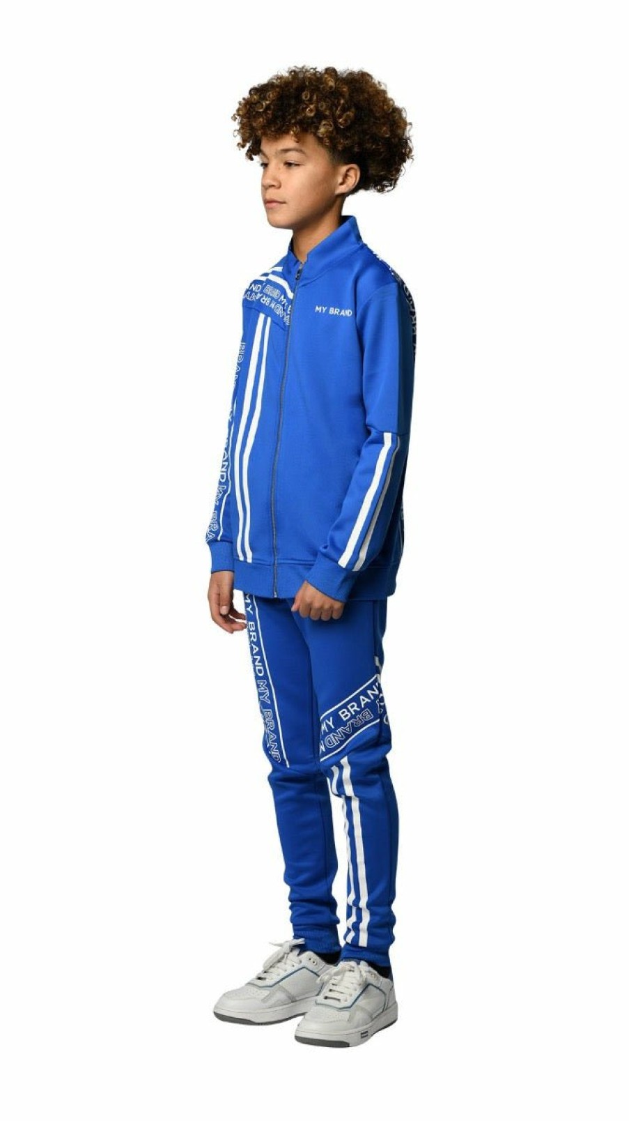 Junior My Brand Trainingspakken | Striped & Branded Tracksuit Boys