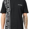 Heren My Brand T-Shirts | My Brand Lines Black T-Shirt