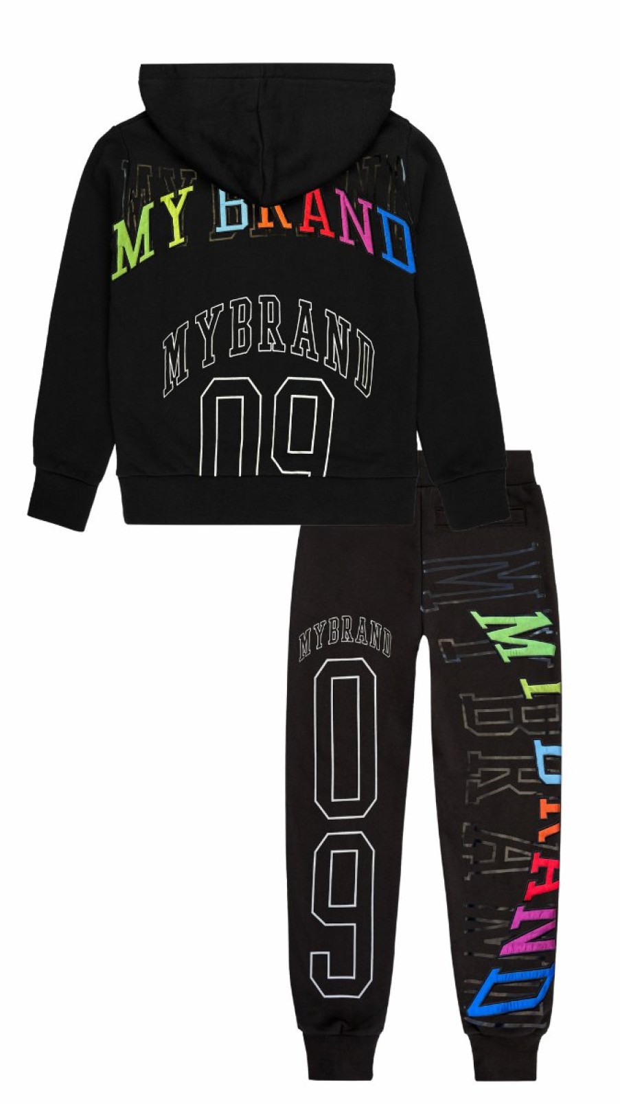 Junior My Brand Trainingspakken | Rainbow Capsule Joggingsuit With Text