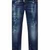 Junior My Brand Jeans | Washed White Blue And White Spots Jeans