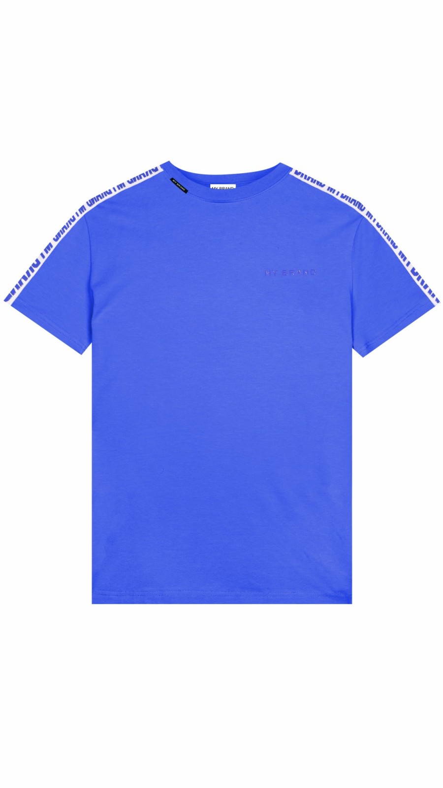 Heren My Brand Zwemkleding | Mb Logo Taping Tshirt Electric Blue