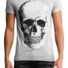 Heren My Brand T-Shirts | Original Skull T-Shirt Grey