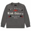 Junior My Brand Truien | Takers Risk Cards Sweater Grey