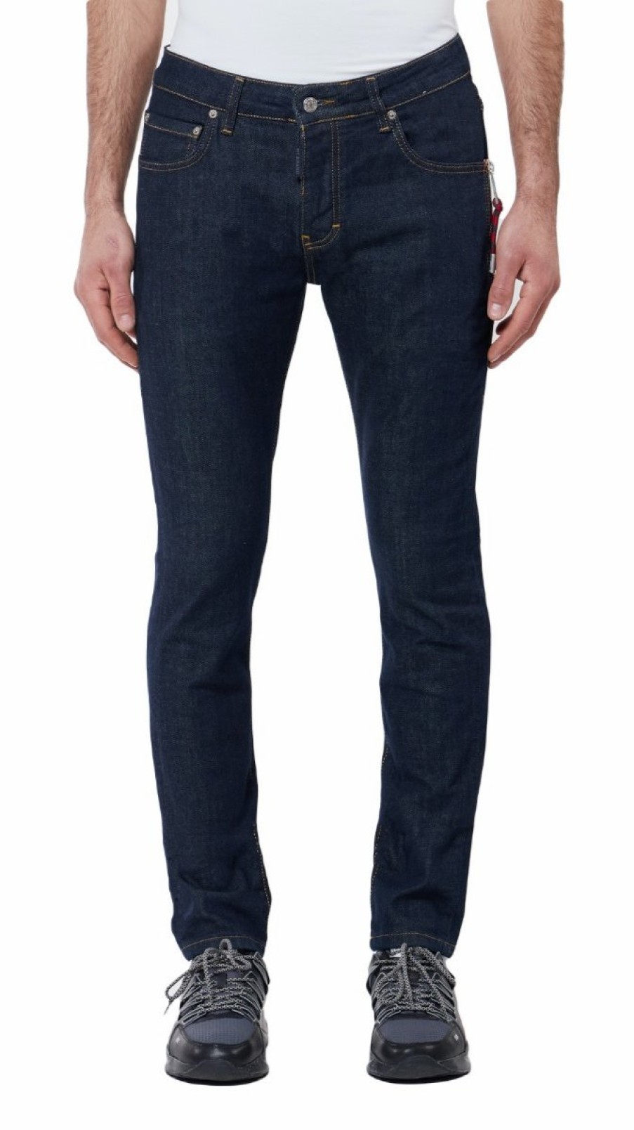 Heren My Brand Jeans | James 006 Plain Washed Blue