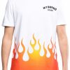 Heren My Brand T-Shirts | Mb Fire T-Shirt White