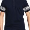 Heren My Brand Polo'S | Icone Sleeve Polo Navy