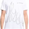 Heren My Brand T-Shirts | White T Shirt With Flames