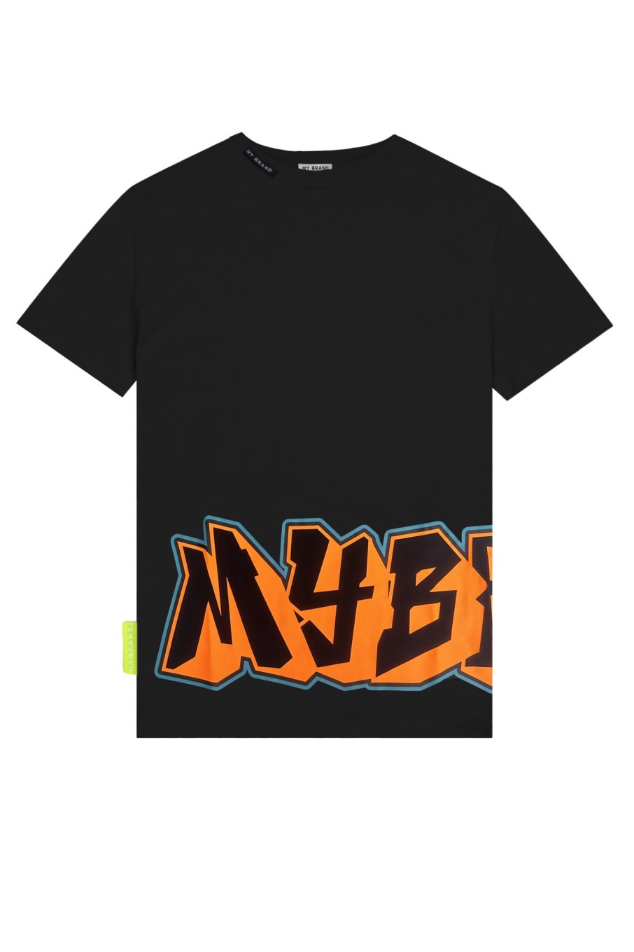 Heren My Brand Zwemkleding | Street Art Swim Capsule T-Shirt Black