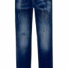 Junior My Brand Jeans | Purple Pink Spots Denim Jeans