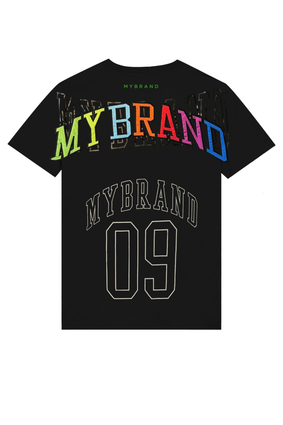 Junior My Brand T-Shirts | Rainbow Capsule T-Shirt With Text