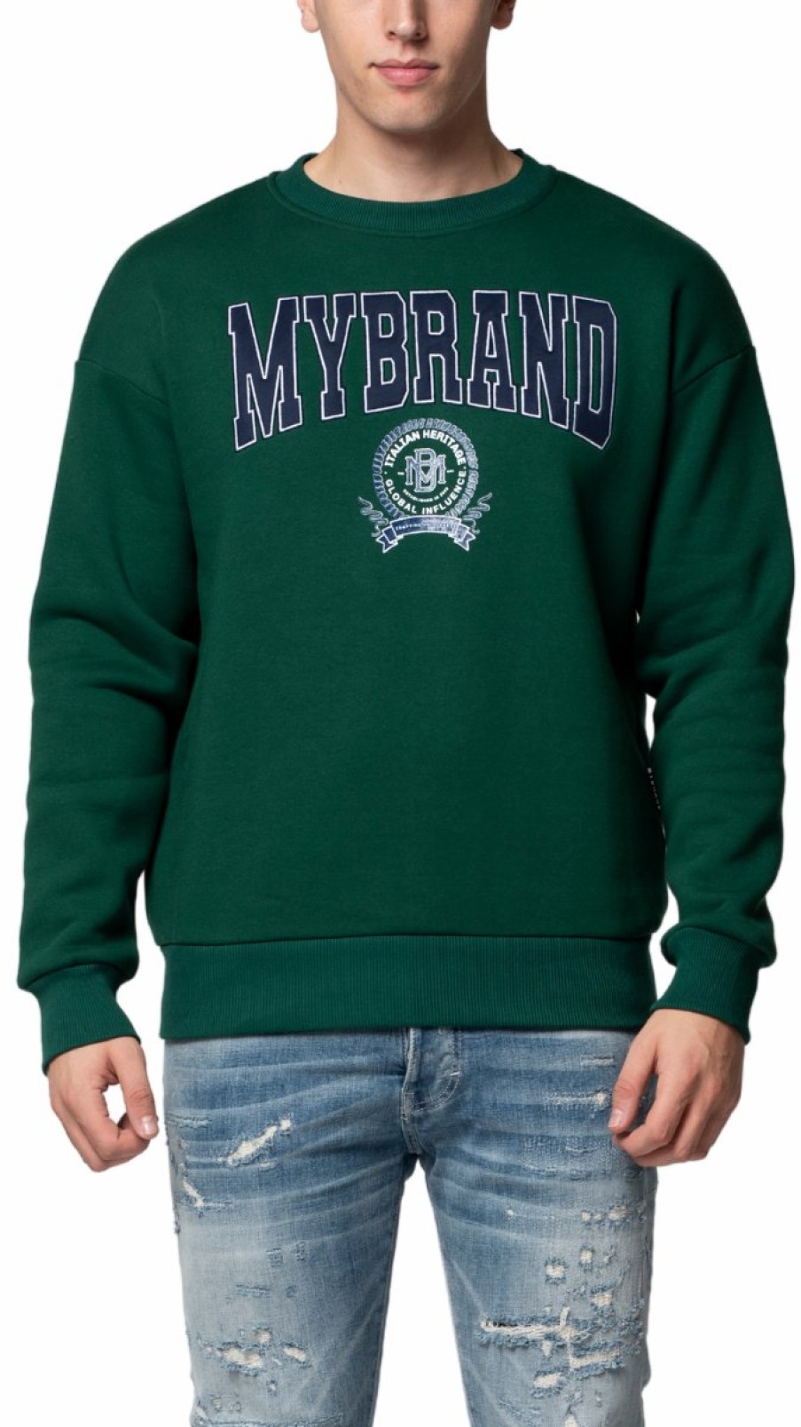 Heren My Brand Truien | Mb Italian Heritage Global Sweater