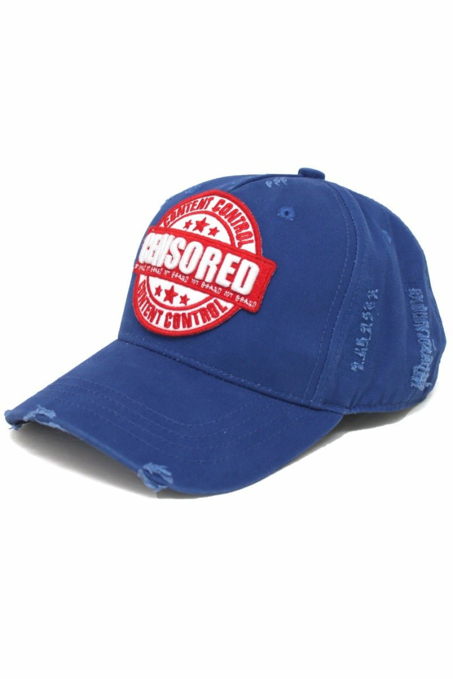 Heren My Brand Accessoires | Censored Cap Kobalt Blue