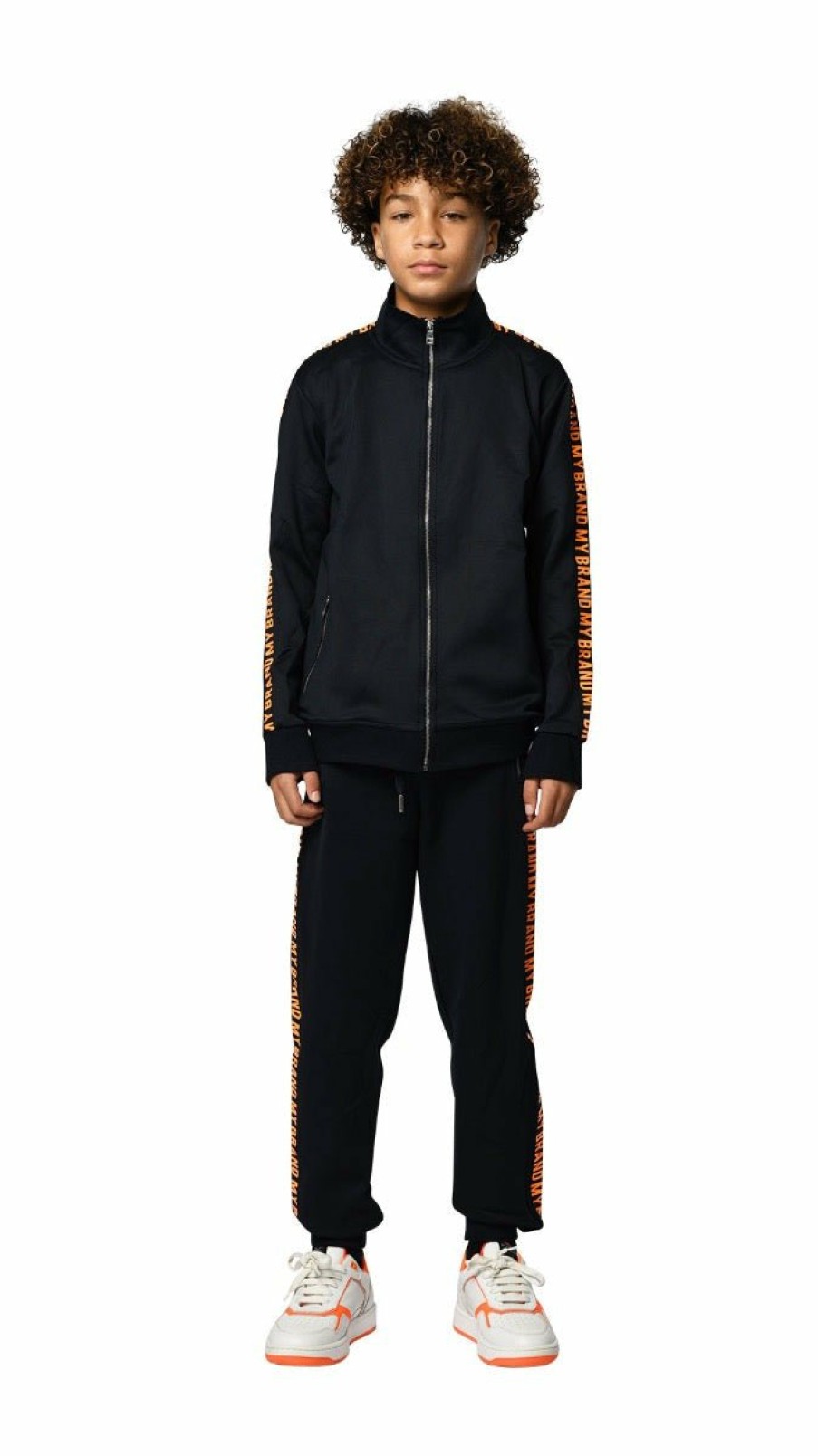 Junior My Brand Trainingspakken | My Brand Tape Track Suit Bl/Or