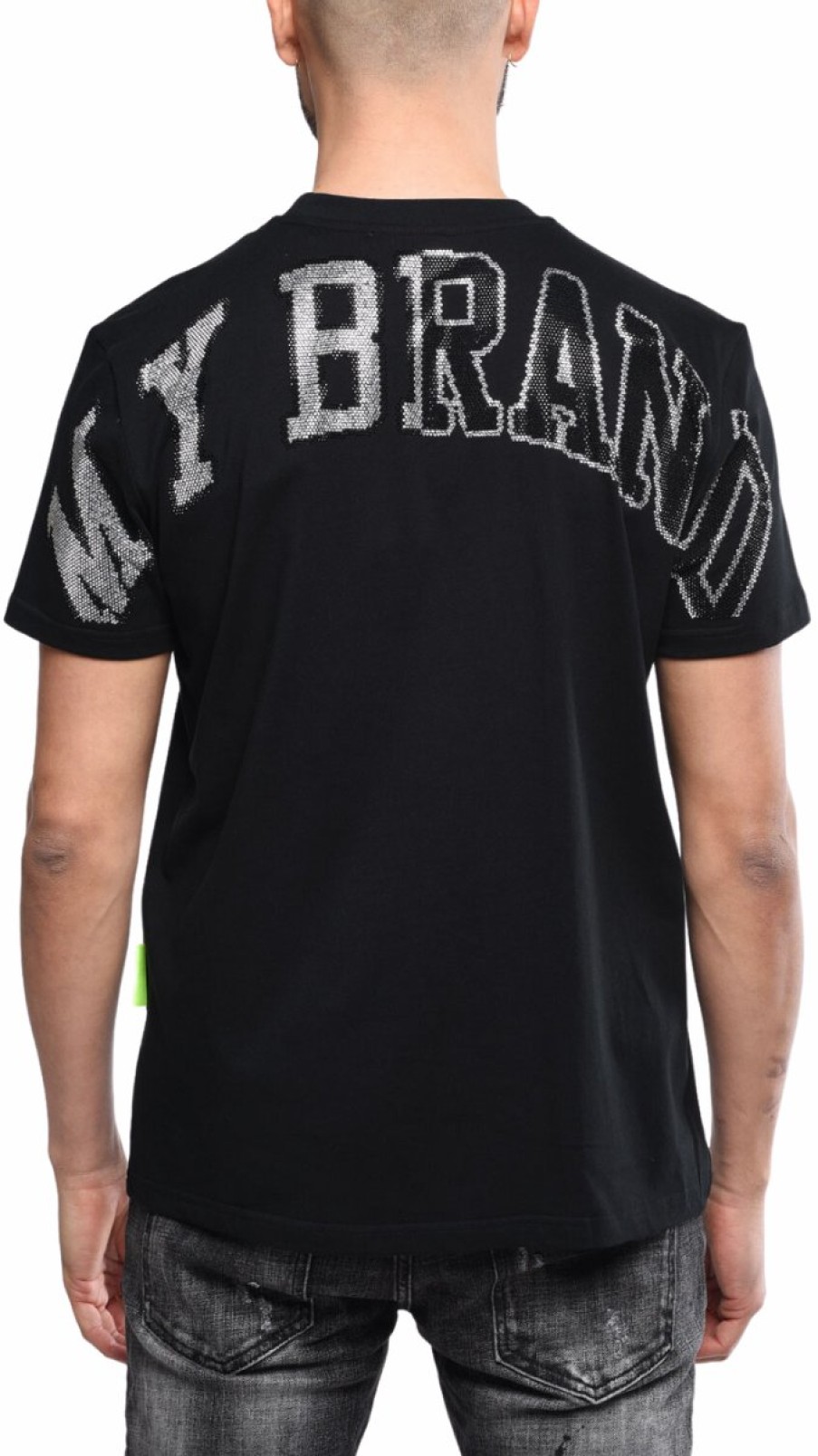 Heren My Brand T-Shirts | Black T Shirt College Sto