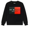 Junior My Brand Truien | Mb Logo Sweater Black