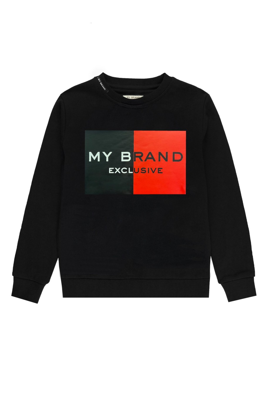 Junior My Brand Truien | Mb Logo Sweater Black