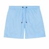 Heren My Brand Zwemkleding | Mb Logo Taping Short Blue Fish