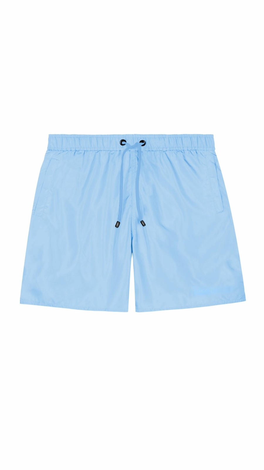 Heren My Brand Zwemkleding | Mb Logo Taping Short Blue Fish