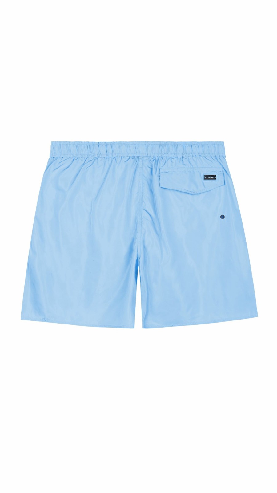 Heren My Brand Zwemkleding | Mb Logo Taping Short Blue Fish