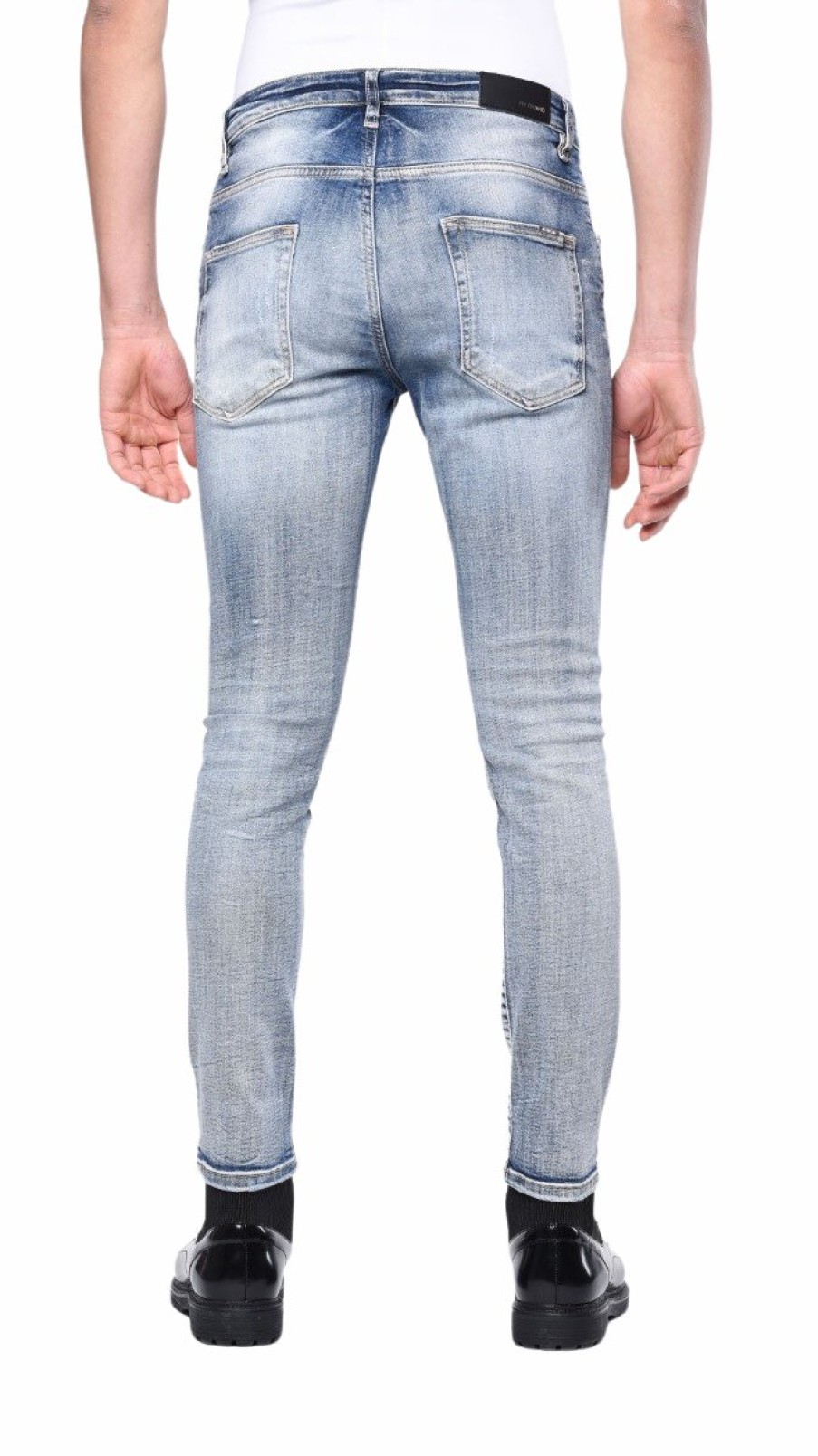 Heren My Brand Jeans | 2603 - Light Washed Rippe